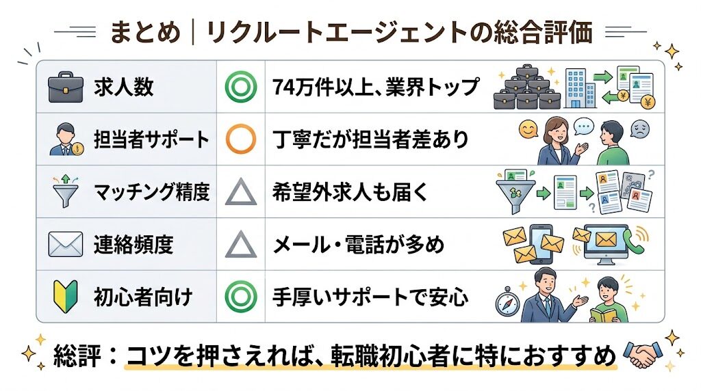 リクルートエージェントまとめ