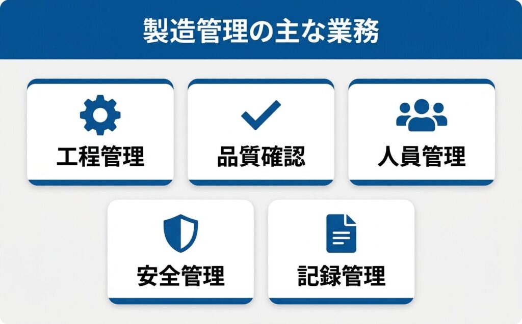 製造管理の仕事内容