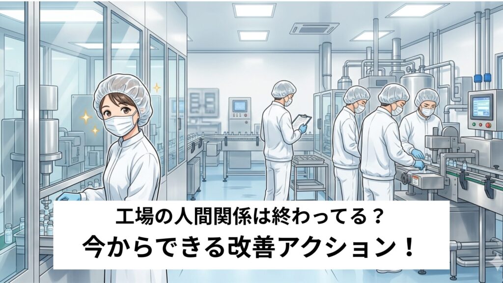 工場の人間関係は終わってる？