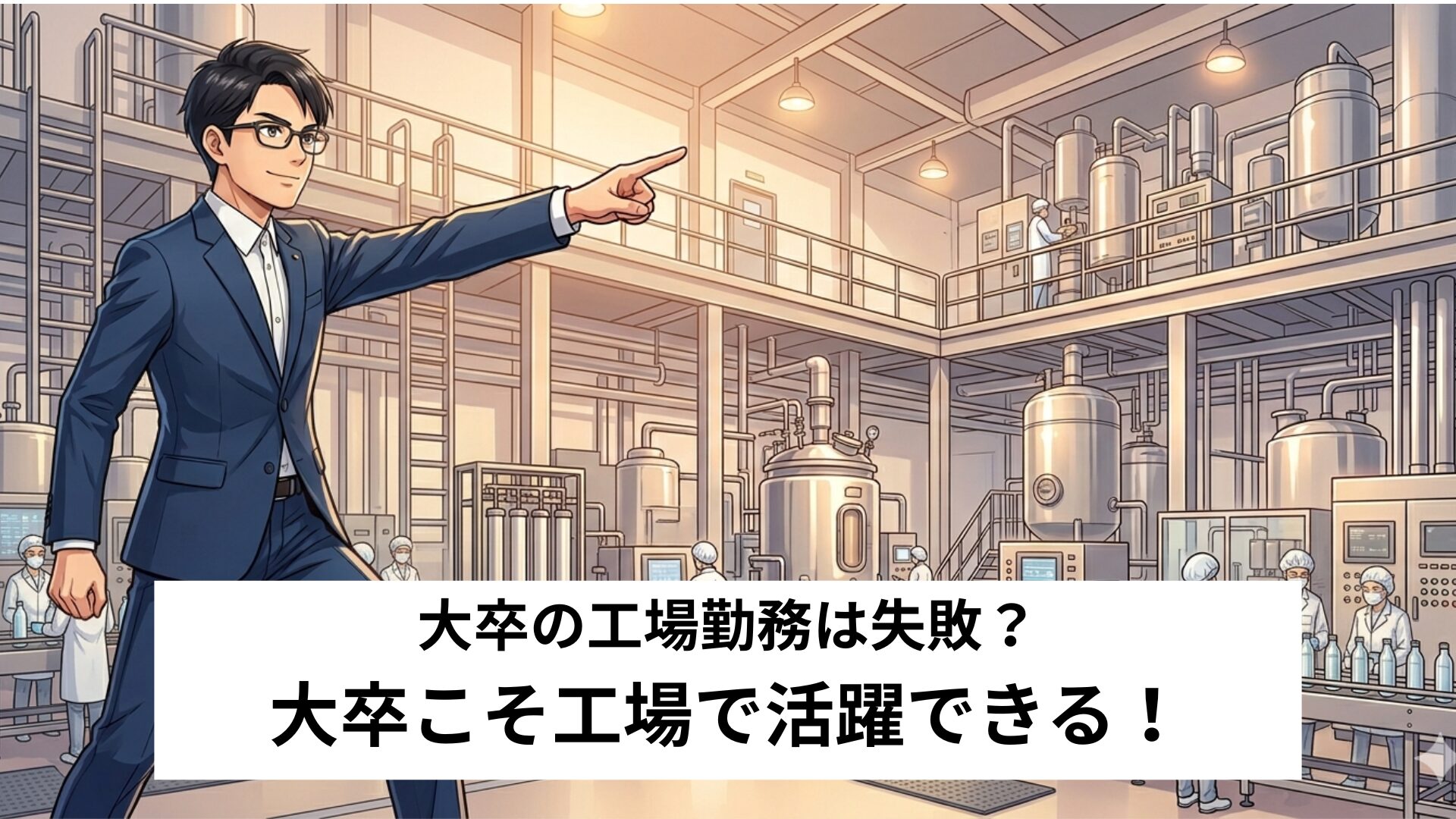大卒の工場勤務者が辞めたいと感じる理由