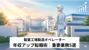 製薬工場オペレーターの年収アップ転職術